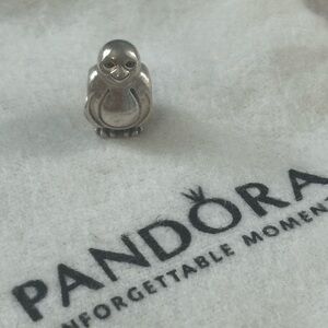 Pandora Penguin Smooth Head Charm Bead 790423 RETIRED